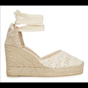 Gaimo Valenciana Eyelet Espadrille Wedge Sandal